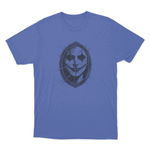 Broken Mirror Joker Unisex T Shirt Blue