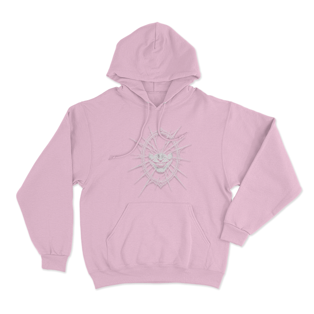 That Cool Skull Summer Print Unisex Hoodie Pink That Cool Skull Summer Print Unisex Hoodie Pink